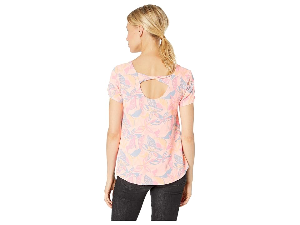 

Fresh Produce Beachside Blooms Mika Tee (Sunkissed Orange) Women's Clothing