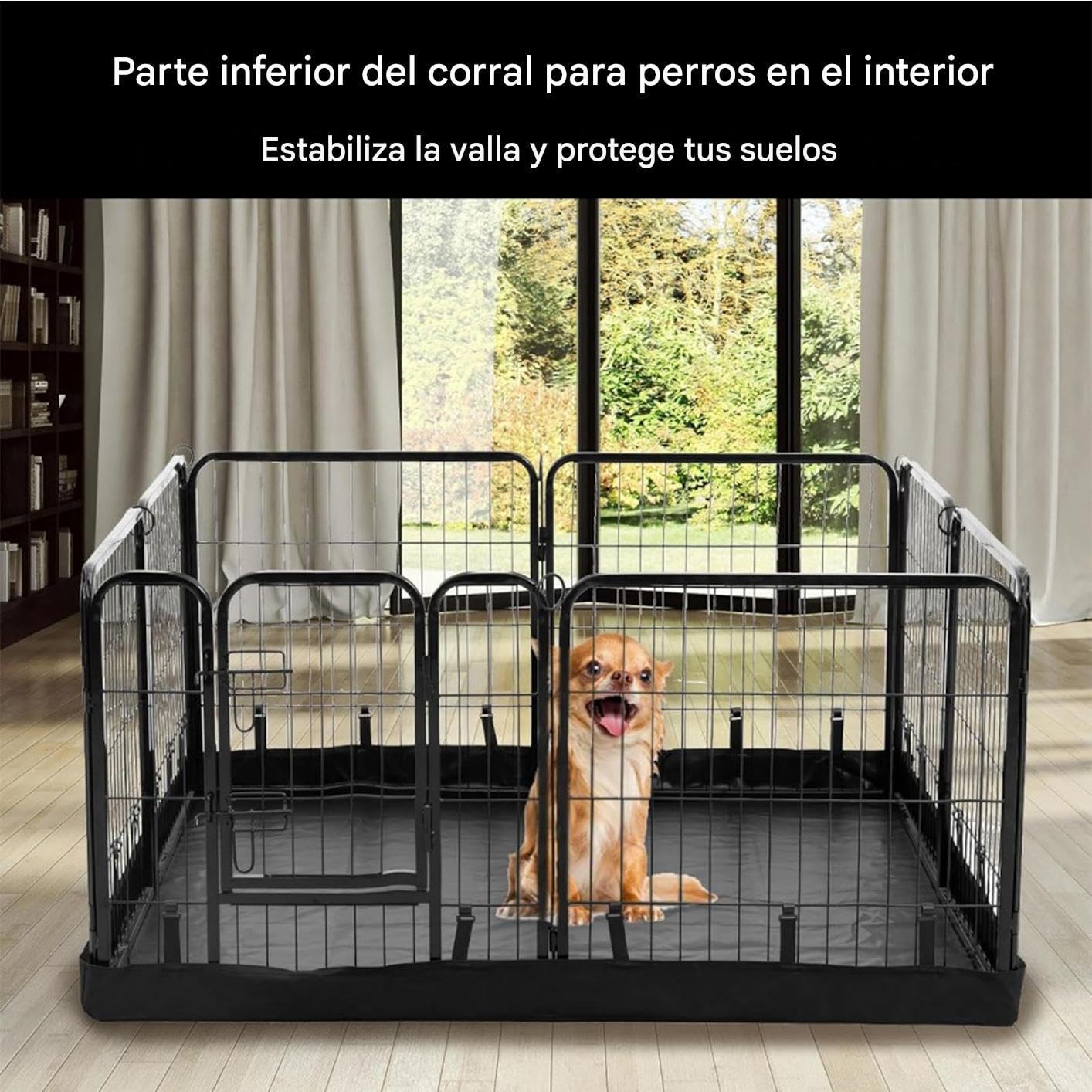 Parque de Juegos para Perros - Tapete para de Interior para Gatos | Tapete de Entrenamiento Antideslizante, Lavable, Impermeable, para Cachorros, Ideal para Cama, sofá, baúl