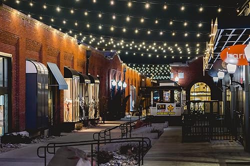 Miniatura 5 de Tira de luces G40  Bombillas de vidrio incandescentes inastillables cálidas de 5 W, cable de calibre 18, luces regulables para patio trasero, patio,