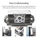 Thermalright HR10 2280 PRO SSD Cooler, Double Sided Heatsink, Carries 14.8W/m.k Silicone Pad, Includes 4 heatpipes, Reflow Process, 2280 SSD Heatsink Cooler for Desktop gallery image