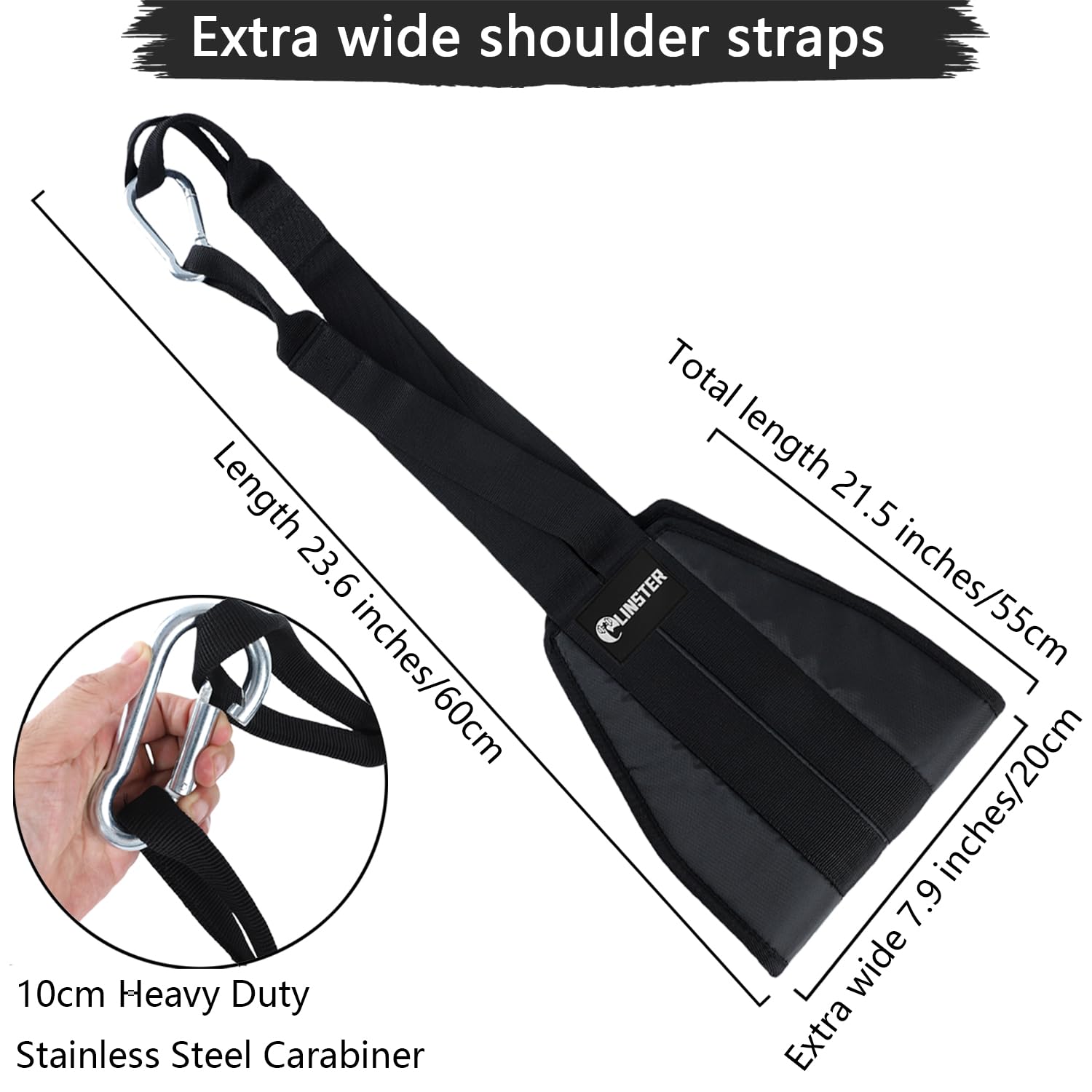 Boucles abdominales, sangles ventrales suspendues pour soulever les jambes, sangle rembourrée épaisse pour osciller