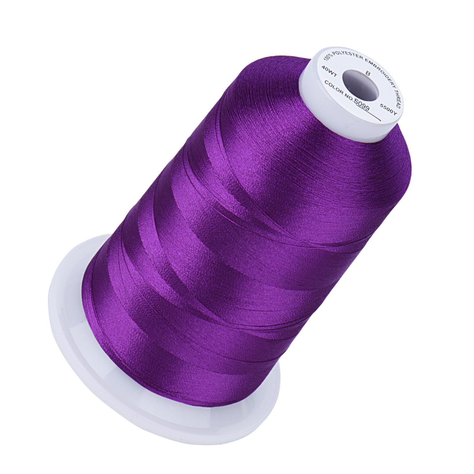 Simthread 5500Yds/5000M 40WT Polyester Embroidery Thread Dark Grape S099