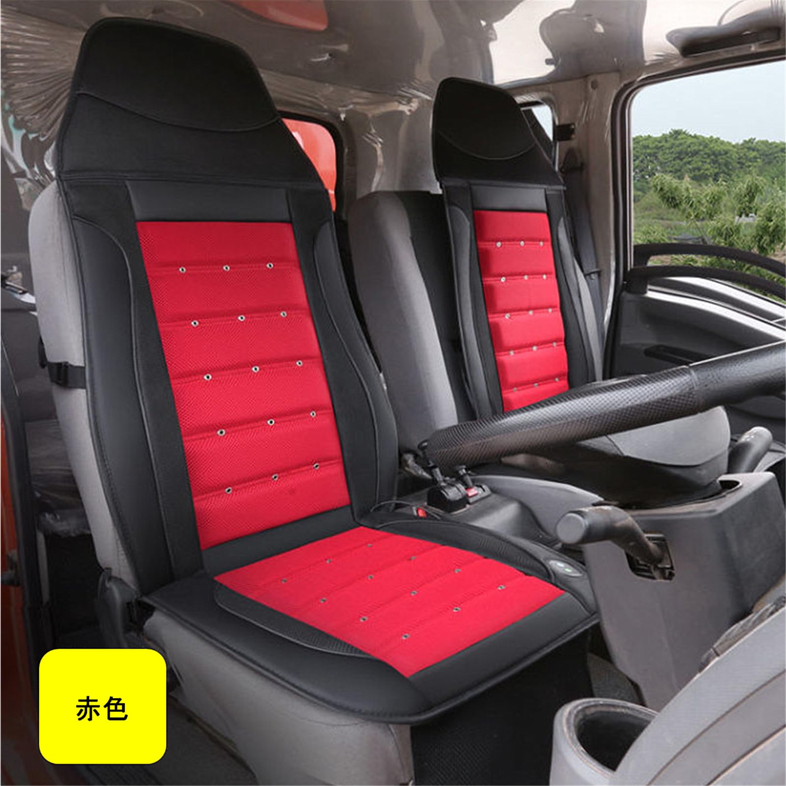 Amazon.co.jp: 「爽快空冷シートカバー」 クーラー 24V車専用 送風 