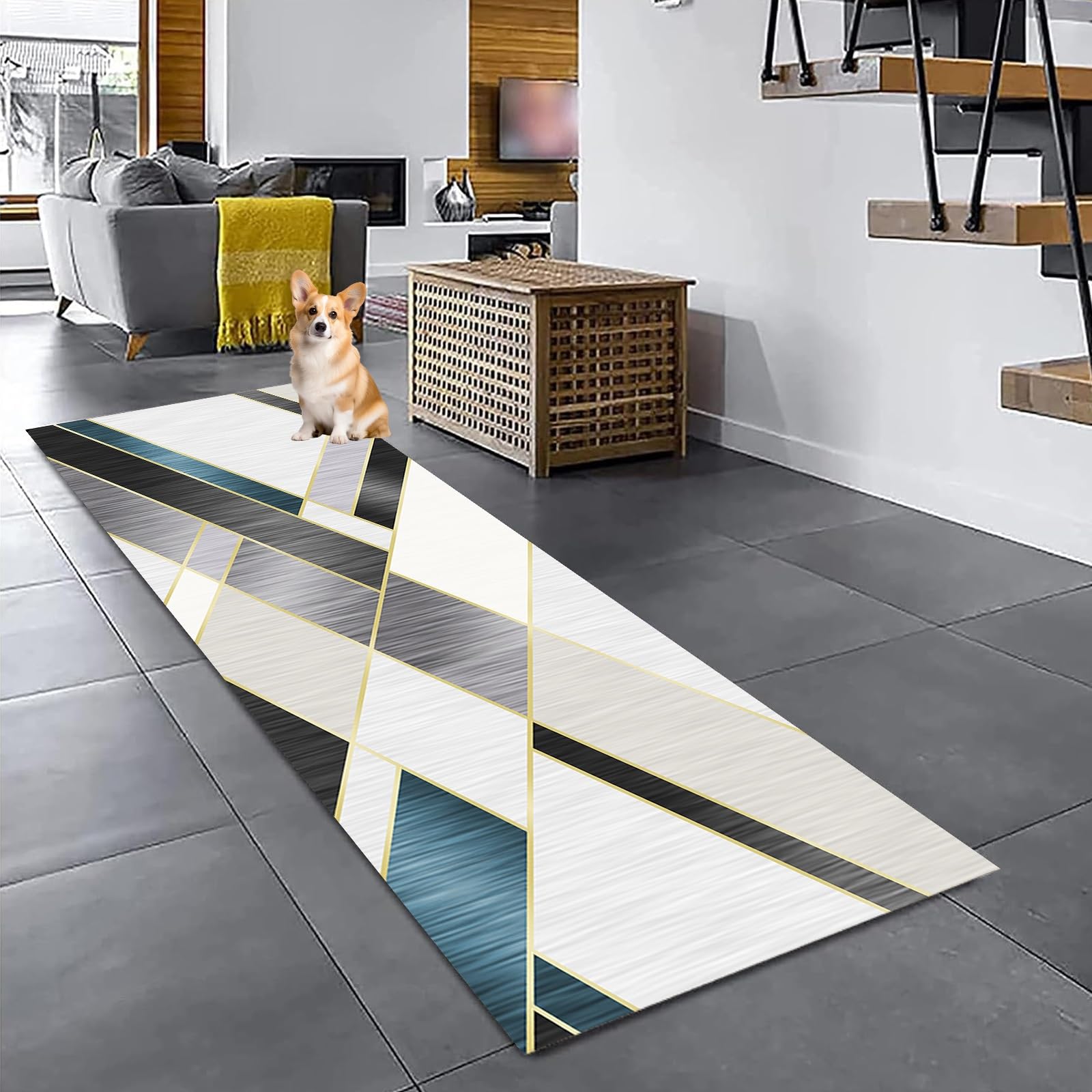 Alfombra de pasillo para cocina y salon que aporta calidez unica