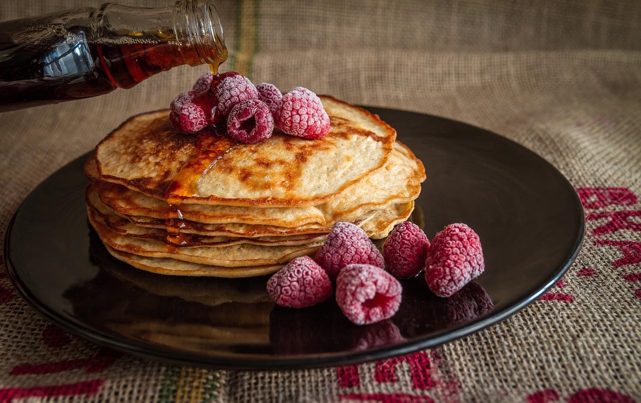 Ponthier BIO Himbeer Himbeerfruchtpüree - 5x 1kg - Püree aus unbehandelten Willamette Himbeeren, für Bowls, Smoothies, Eis, Desserts, Porridge, Cupcakes Fruchtpüree