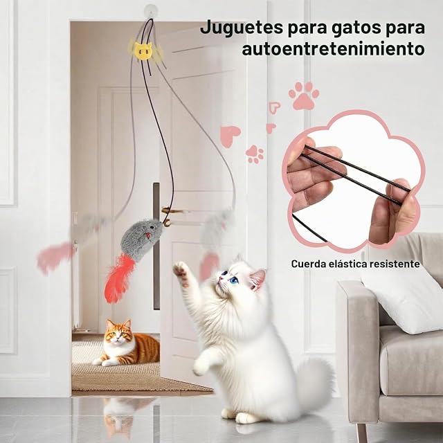 Foto 4 de 6 de AURIVEE Juguetes para Gatos 2 Unidades