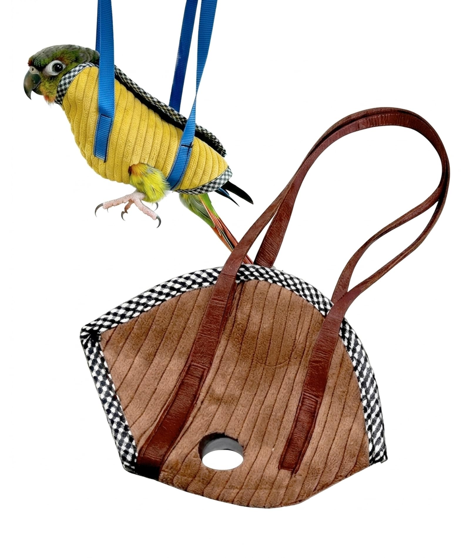 Bird Harness, Parrot Harness for Small Birds, Random Color, Harness for Birds with Adjustable Straps, Bird Harness for Parrot Training and Outdoor Activities-image-42