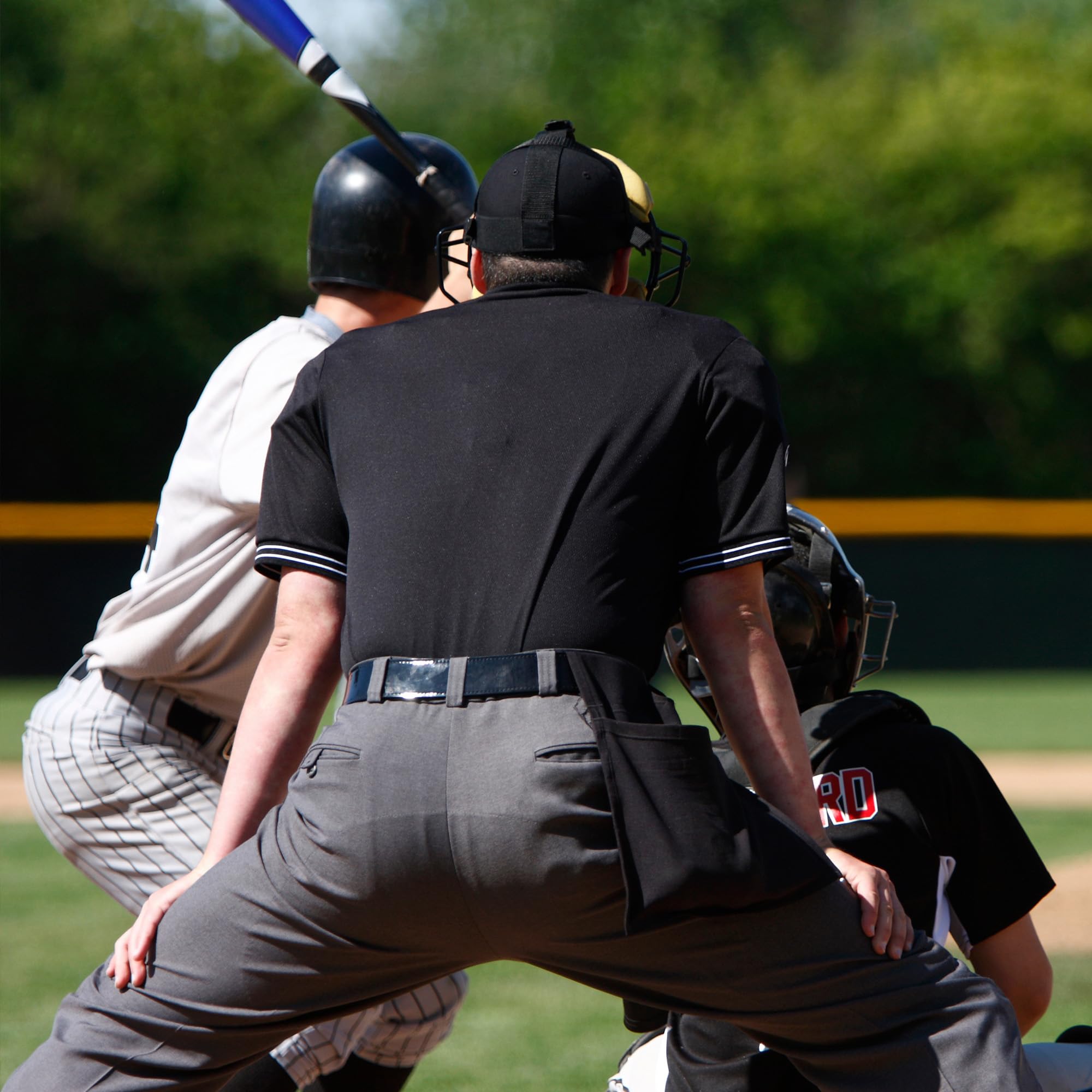 Murray Sporting Goods Short Sleeve Polo Baseball and Softball Umpire Shirt - Sized for Chest Protector