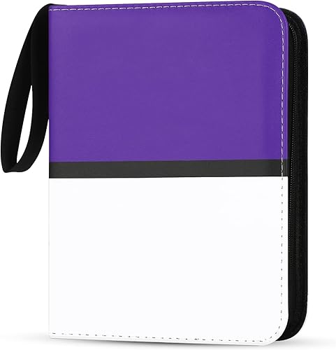 Carpeta de tarjetas para Pokemon de 4 bolsillos con capacidad para hasta 440 tarjetas, colección de juegos de cartas con mangas, regalos para niños