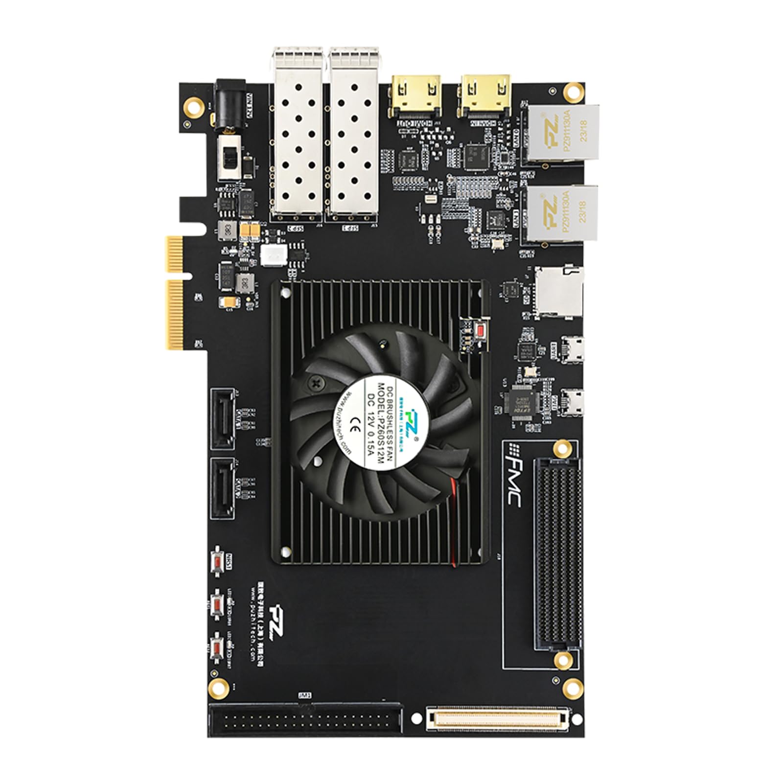PZ-AU15P-KFB FPGA Development Board AMD Xilinx Artix UltraScale+ XC7AU15P XC7AU20P 12G PCIe 4.0 FMC SATA MIPI (PZ-AU15P-KFB, FPGA Board)-image-13