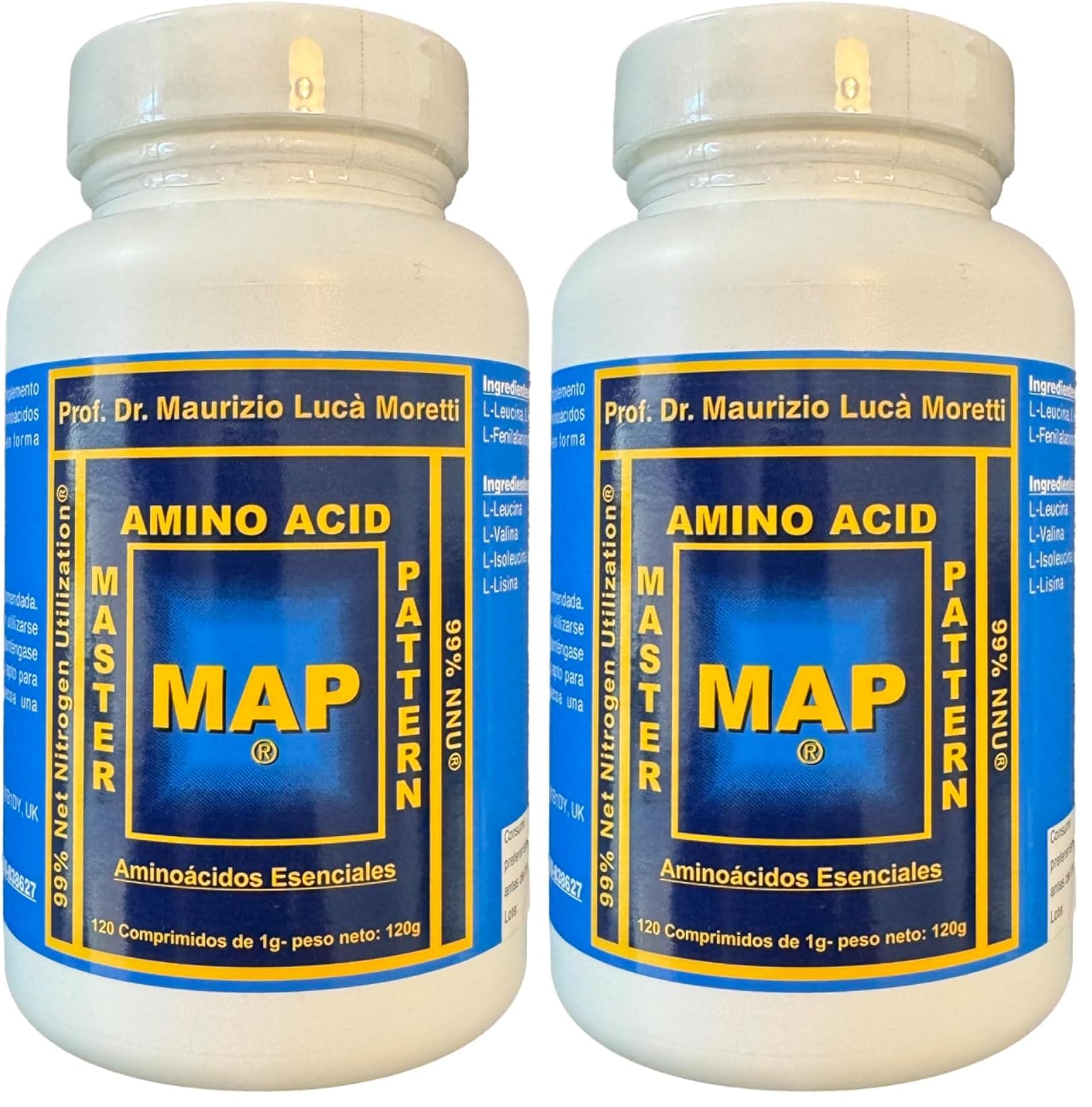 MAP Master Amino Acid Pattern fórmula original - Prof. Dr. Maurizio Luca Moretti (Paquete de 2)