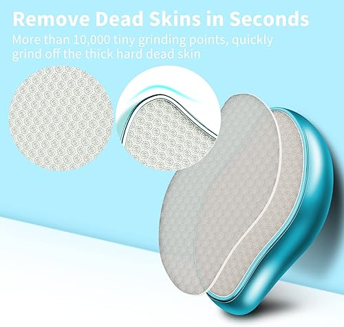 Miniatura 3 de Lima de pies, Nano cristal de cristal removedor de callos afeitadora de callos removedor de piel dura para mojado y seco, herramientas profesionales