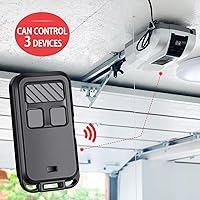Vista 5 de Kingdder 6 unidades universales 890MAX para puerta de garaje, control remoto compatible con Chamberlain LiftMaster de 3 botones para apertura