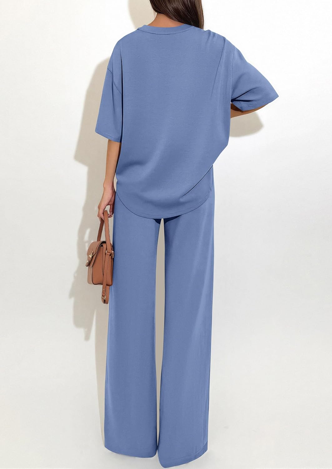 PRETTYGARDEN 2 Piece Lounge Sets for Women Summer 2026 Short Sleeve Matching Airport Travel Outfits Casual Spring Clothes - Image 4