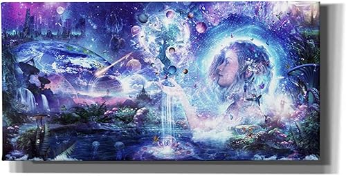 Epic Graffiti 'Dancing Dreams' de Cameron Gray, arte de pared en lienzo, 40 x 20 pulgadas