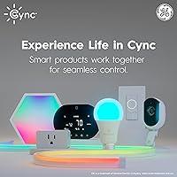 Vista 9 de Cync Indoor Smart Plug, WiFi Outlet Socket, Voice Control Outlet, Matter Compatible, Compatible with Alexa and Google Home (3 Pack)