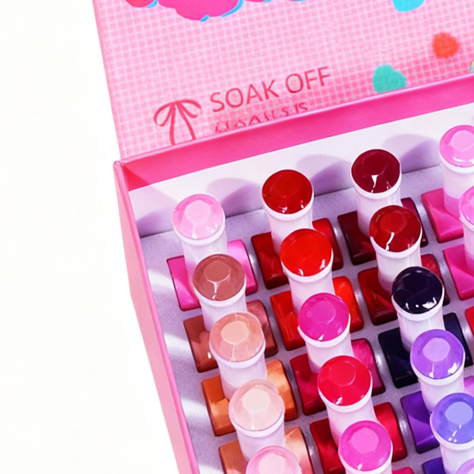 Juego De Esmalte Para Uñas 60 Colores De Larga Duración Y Secado Rápido | Colores De Esmalte De Uñas En Gel Para Diario Hogar Viaje Manicura Spa Boda Vacaciones