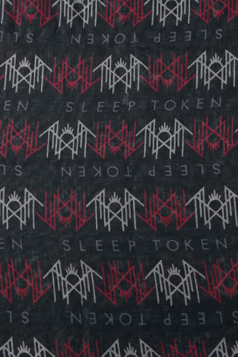 Sleep Token Logo Unisex Foulard nero 100% poliestere
