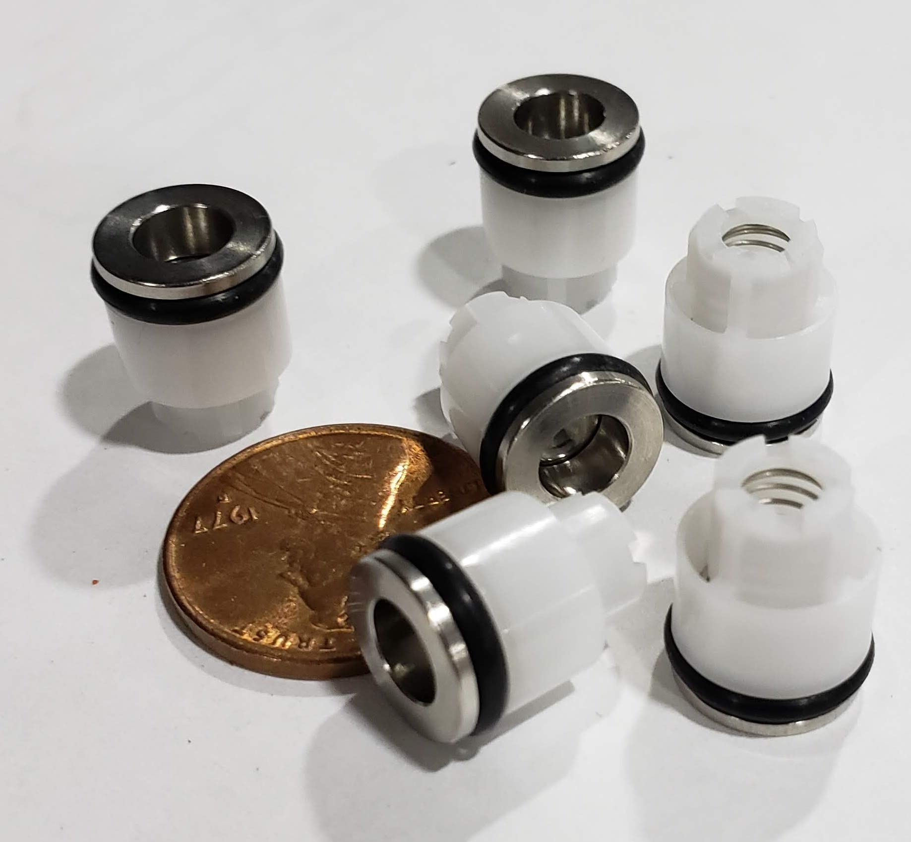 Annovi Reverberi AR Replacement Valve Kit 6 Pack, AR42499, Black