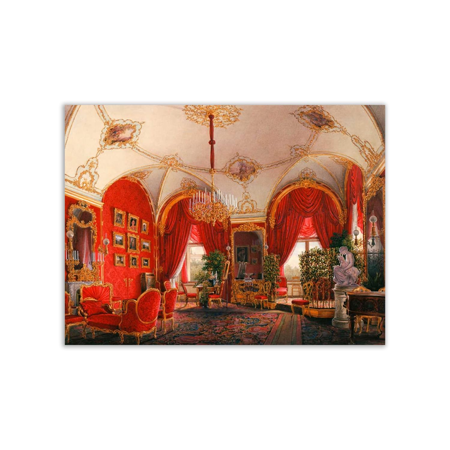 Poster Edward Petrovich Hau Palais d'Hiver grand format 100x75 cm