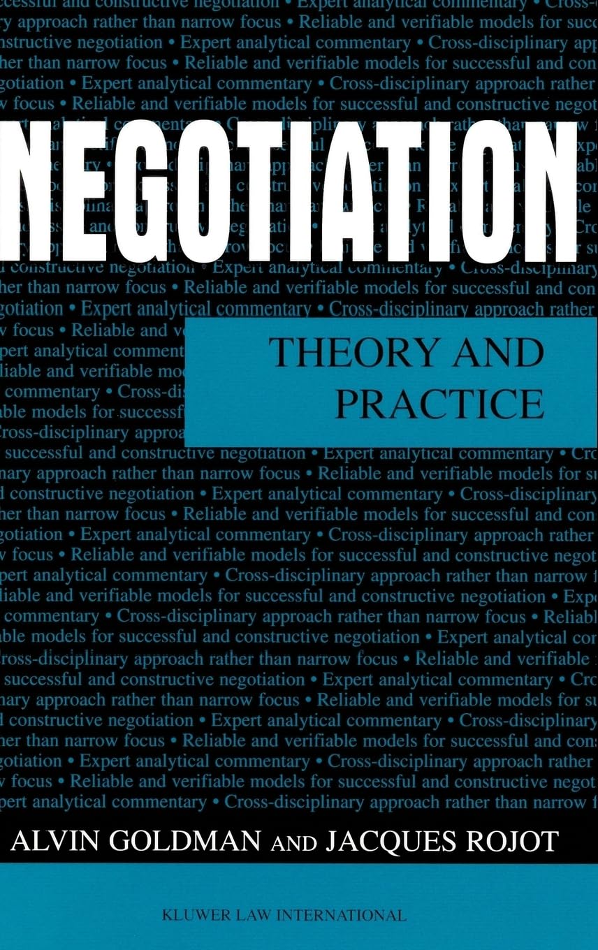 Negotiation: Theory and Practice