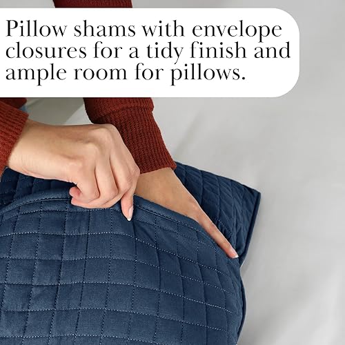 Vista 185 de Southshore Fine Living, Inc. - Juego de edredón de microfibra cepillada suave, cubrecama resistente a manchas y pelo de mascotas, con funda de 02