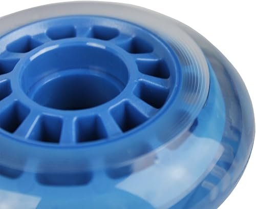 Miniatura 6 de 8 ruedas de patín en línea 2.992 in 78a, transparente/azul