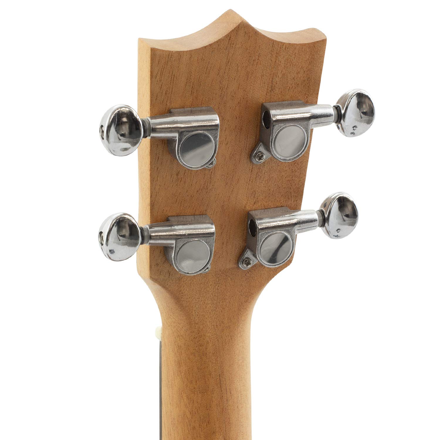 Theodore ukulele concerto mogano 58,4 cm kit completo | Include custodia, tracolla, accordatore clip, 3 plettri in feltro e corde di ricambio per ukulele.