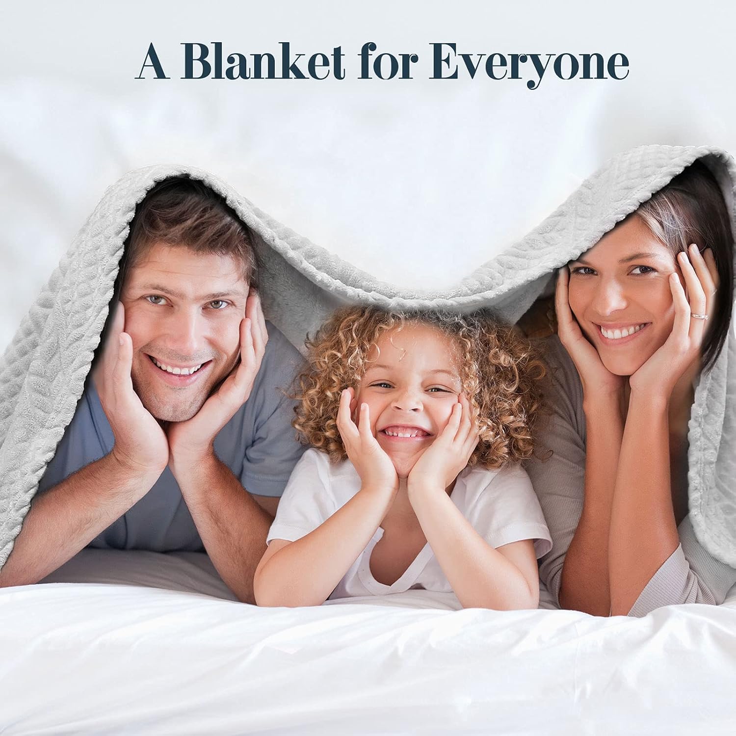 AwsumPick Twin Size Soft Flannel Blanket All Season Warm Anti-Static Microplush Lightweight Cozy Fleece Fuzzy Waffle Weave Blankets for Bed, Sofa, Couch, Travel, Camping,Baby,66x90 inches,Grey : Home & Kitchen