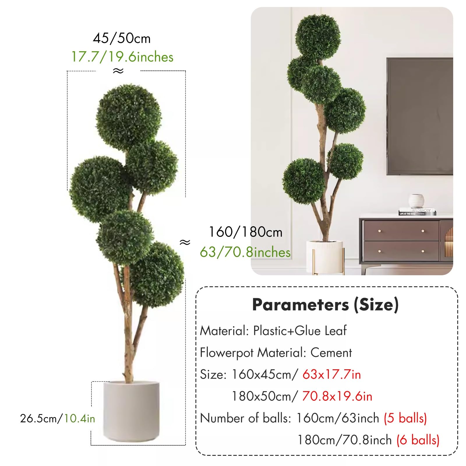 Alberi Artificiali Per Portico(999+) - Alibaba