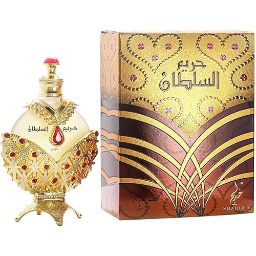 KHADLAJ PERFUMES Hareem Al Sultan Gold Concentrated Perfume Oil for Unisex, 1.18 Ounce