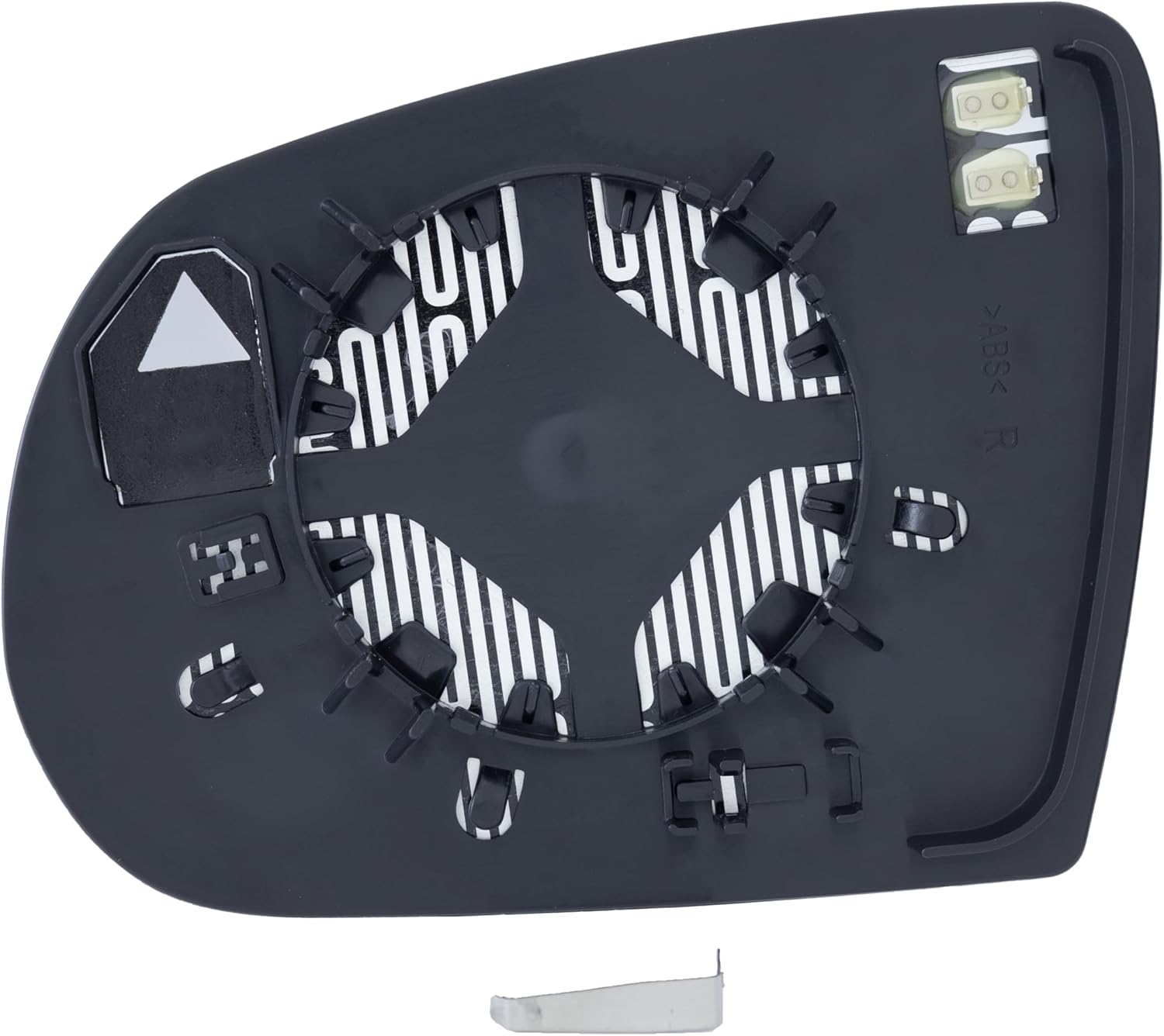 EAP Passenger Side Mirror Glass Compatible with Jeep Cherokee 2014-2023, Jeep Compass 2017-2023, Heated 68228914AA 68228912AA 68228910AA 68228916AA 68368576AA CH1325175