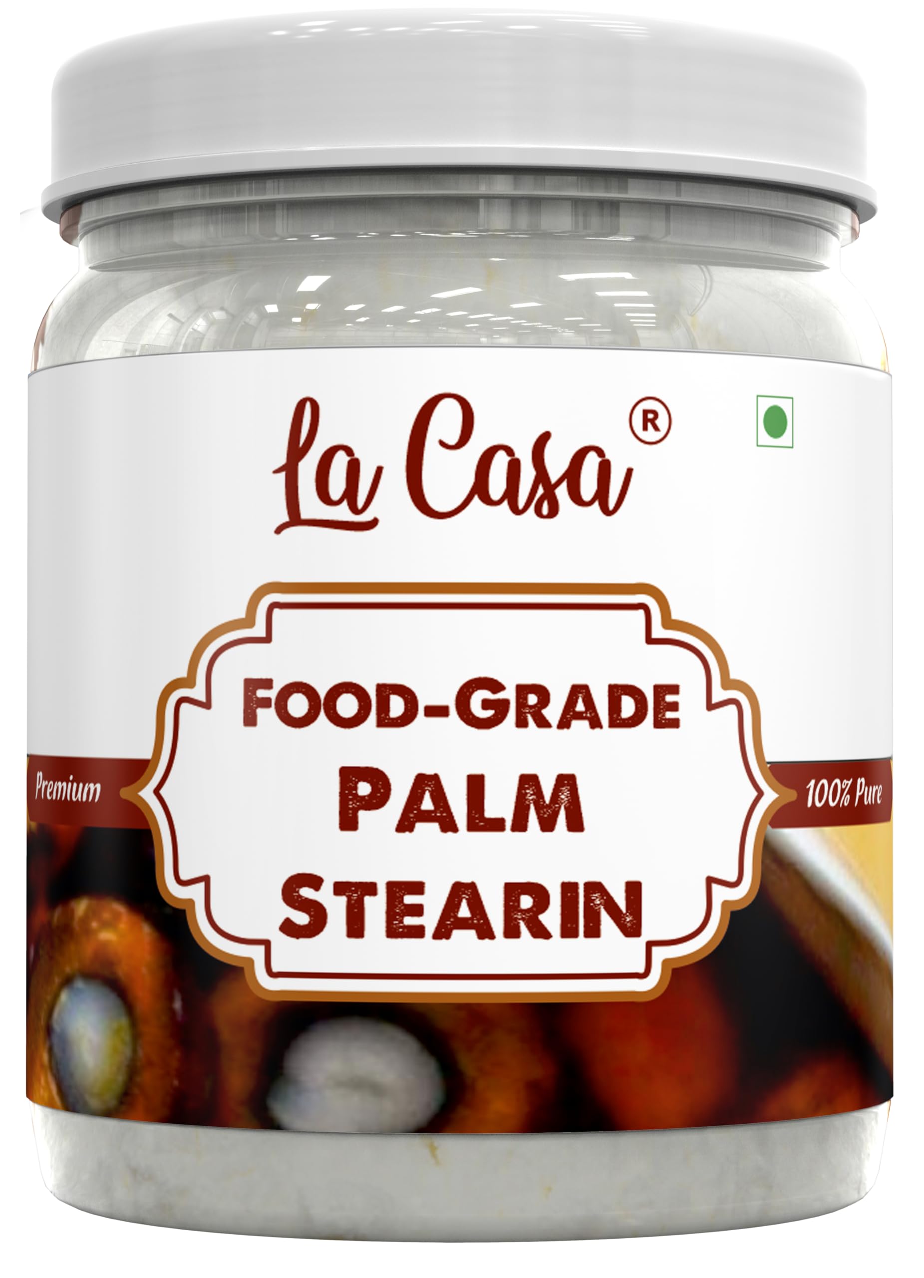 La Casa Food Grade Palm Stearin | Used in Plant-Based Margarine,Spreads,Shortening,Chocolate and Confectionery | 250g |-image-29