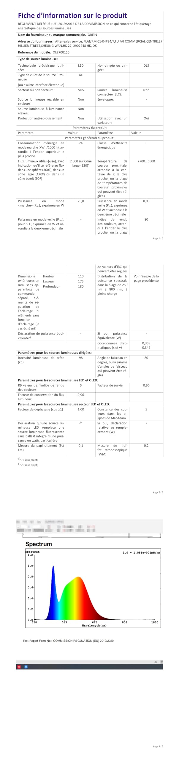 OREiN Luci di Sicurezza per Esterni con Sensore di Movimento, 24W Bianco Caldo/Naturale/Freddo Regolabile 2800 Lumen Faretto con Sensore di Movimento PIR, IP65 Impermeabile, Luce Esterna Alimentata da