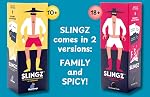 Blue Orange Slingz Games, Fast and Hilarious Word Card Party Game of Categories for Ages 10 & Up, 2 to 7 Players