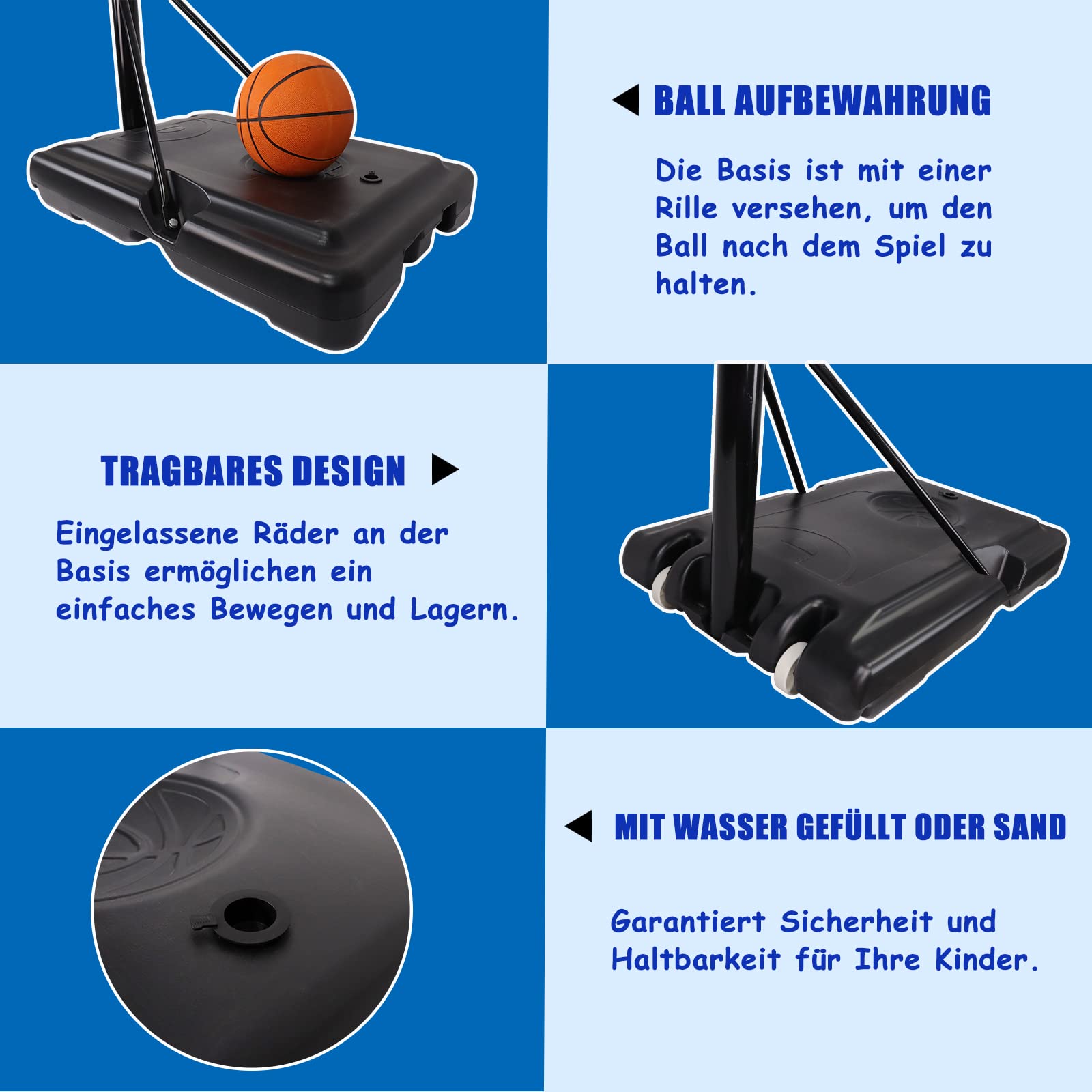 Standaard voor tuff tray medium in hoogte verstelbaar Cosy