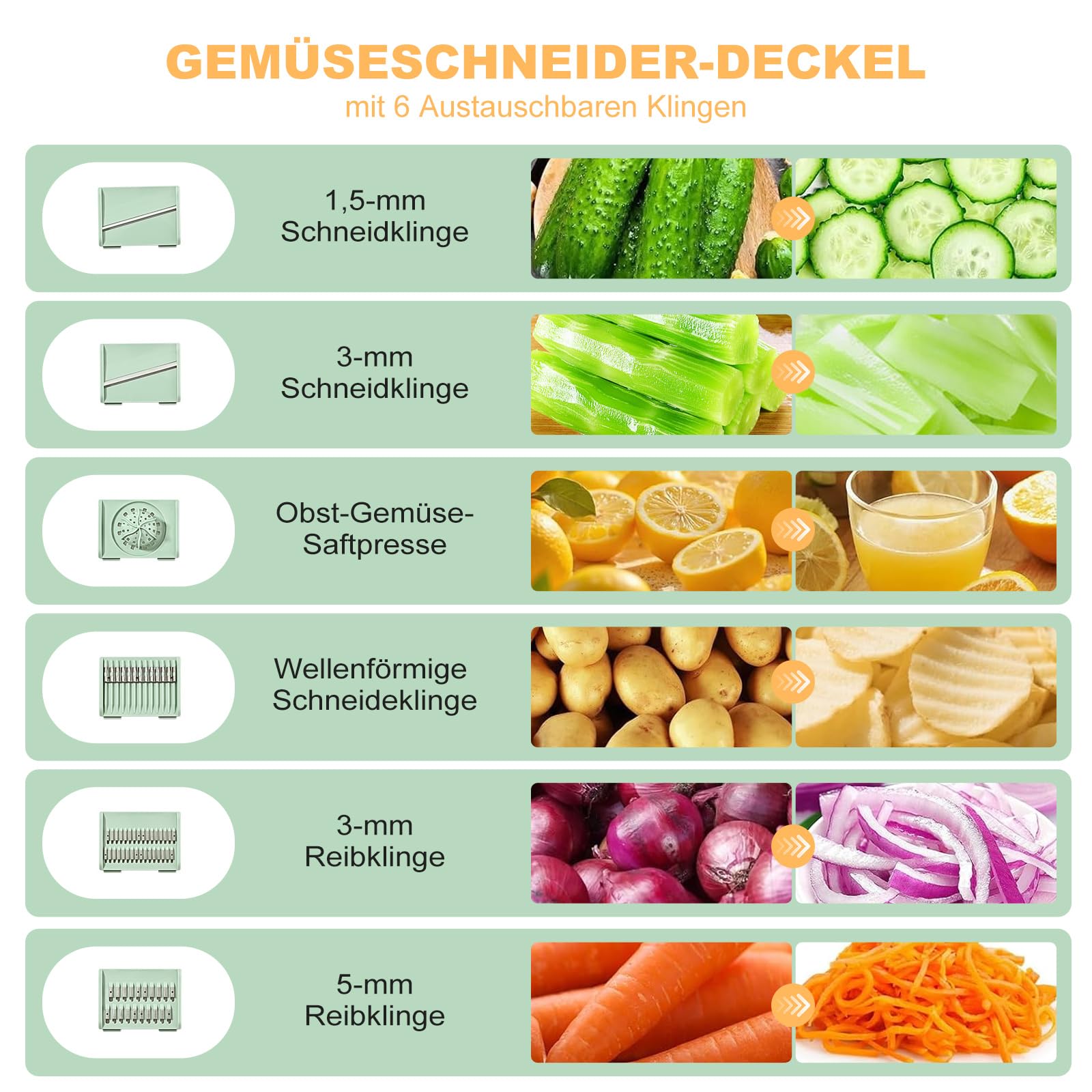 Souvik Centrifugadora de Lechuga 5L en Acero Inoxidable – Escurridor de Ensalada Grande con Tapa, Base Antideslizante, 6 Accesorios, Apta para Lavavajillas, Lavar y Escurrir Las Ensaladas