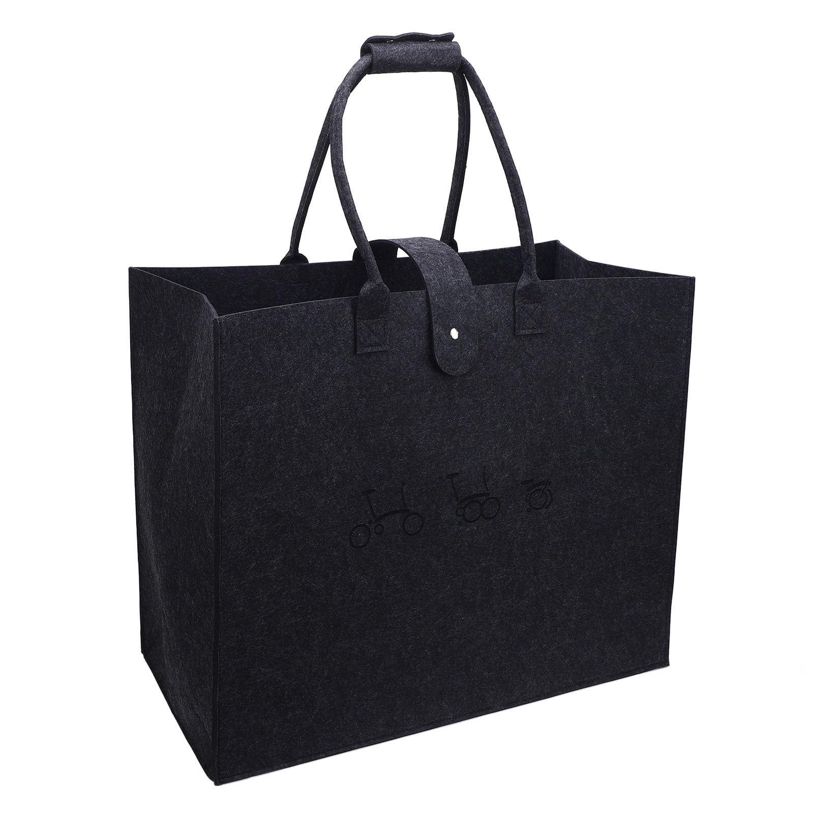 Bolsa de Transporte Plegable para Bicicletas, Estuche de Transporte No Tejido Versátil para Accesorios de Bicicletas de 16 Pulgadas para Viajeros en Trenes de Alta Velocidad (Gris Oscuro)
