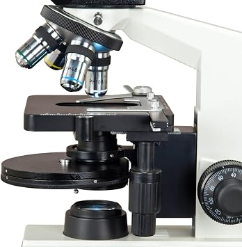 OMAX M837ZL-PHB3 2500X LED Trinocular Compound Microscope with Phase