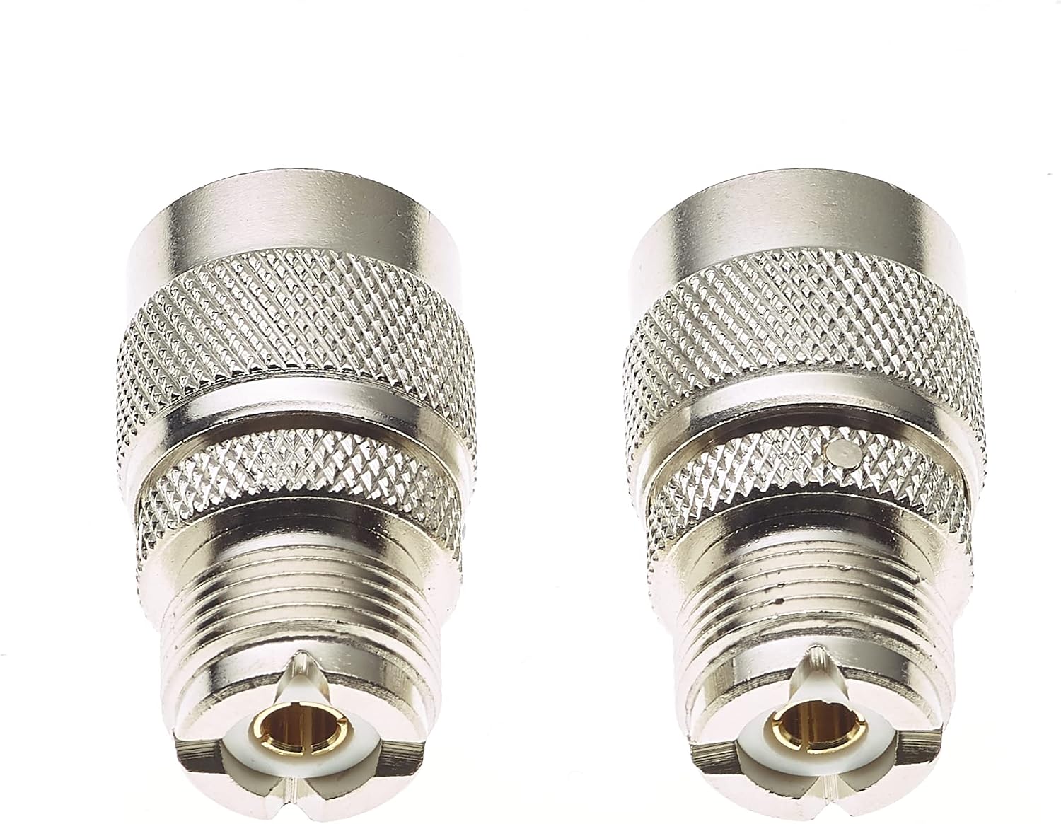 Keple N Type Plug Male To UHF Female Socket Adaptor, Male To Female Connector, 2x N Type Plug To UHF - Image 3