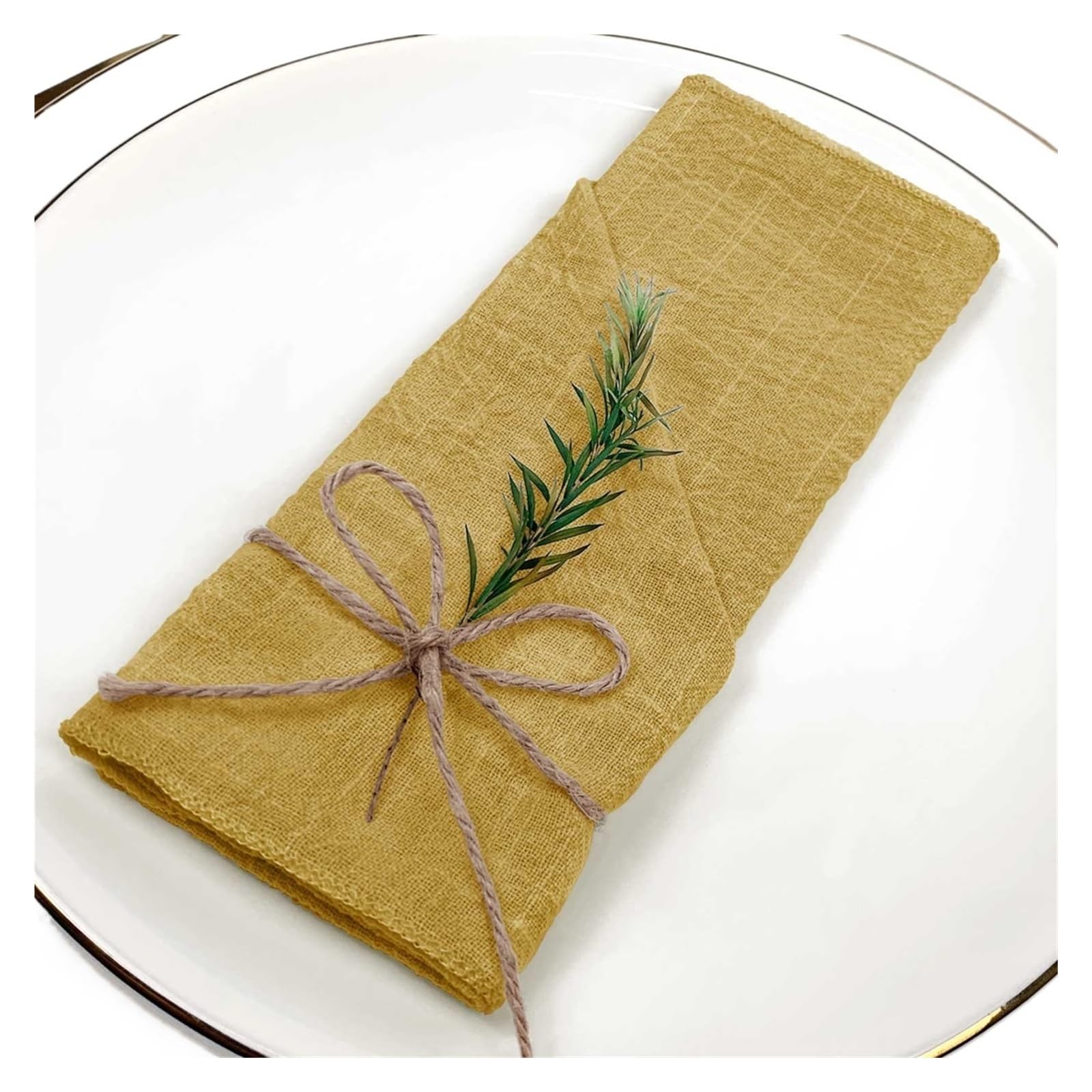 Gauze Cotton Napkins Rustic 12pcs 30x30cm for table
