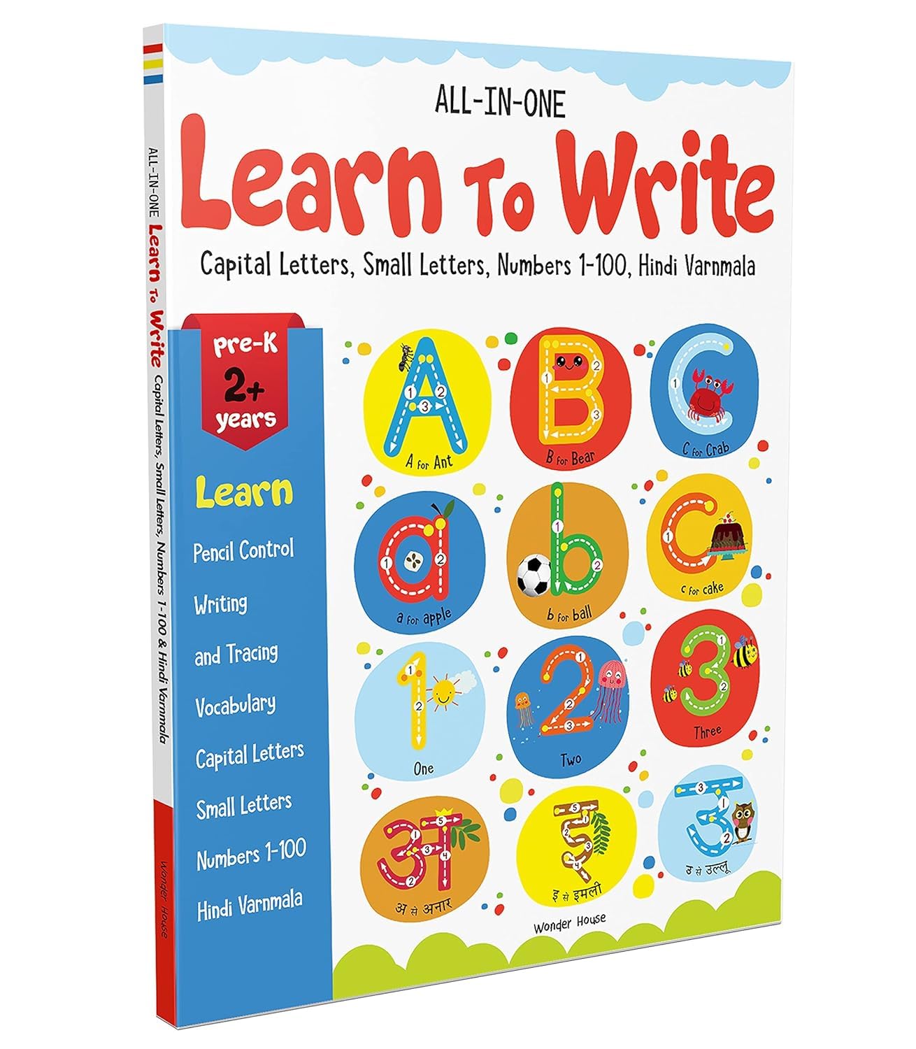 Meri Pratham Hindi Sulekh Varnmala: Hindi Writing Practice Book for Kids | Learn Hindi Alphabets (ΰ€
βΰ€
ΰ€) | Ages 3β6 | 2.5 Hours of Writing Practice