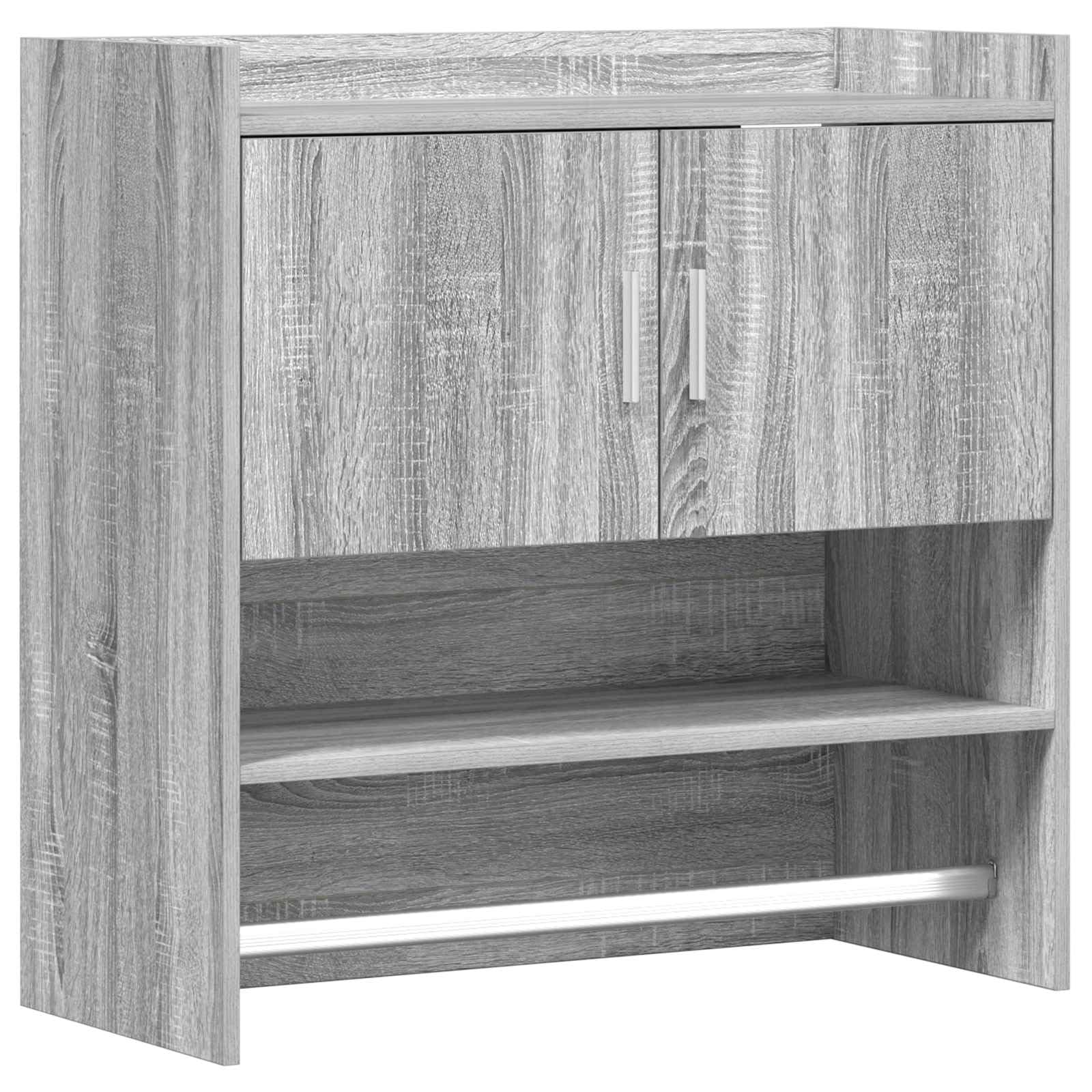 Étagère murale Sonoma grise 80 x 36 x 80 cm