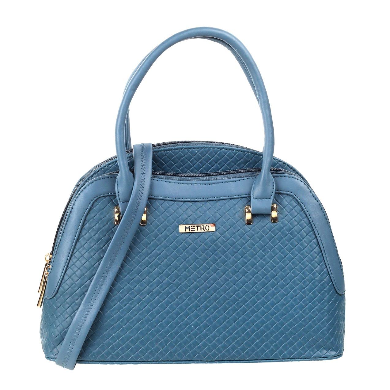 Buy Metro Womens Synthetic Blue Shoulder Bag (One Size) at
