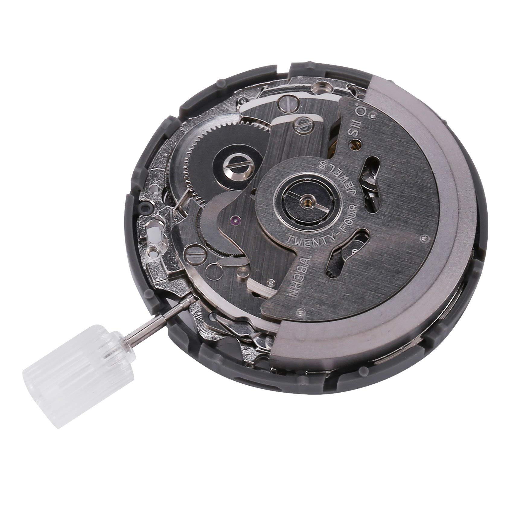 Movimento di ricambio di movimento per orologio automatico meccanico per tutti i movimenti, adatto per SII NH38 / NH38A Accessori di ricambio,