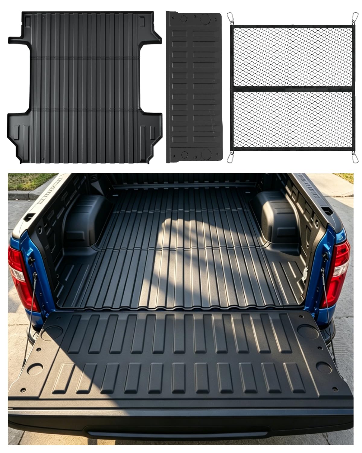 Truck Bed Mat for 2019-2026 Chevy Silverado 1500 &amp; GMC Sierra 1500