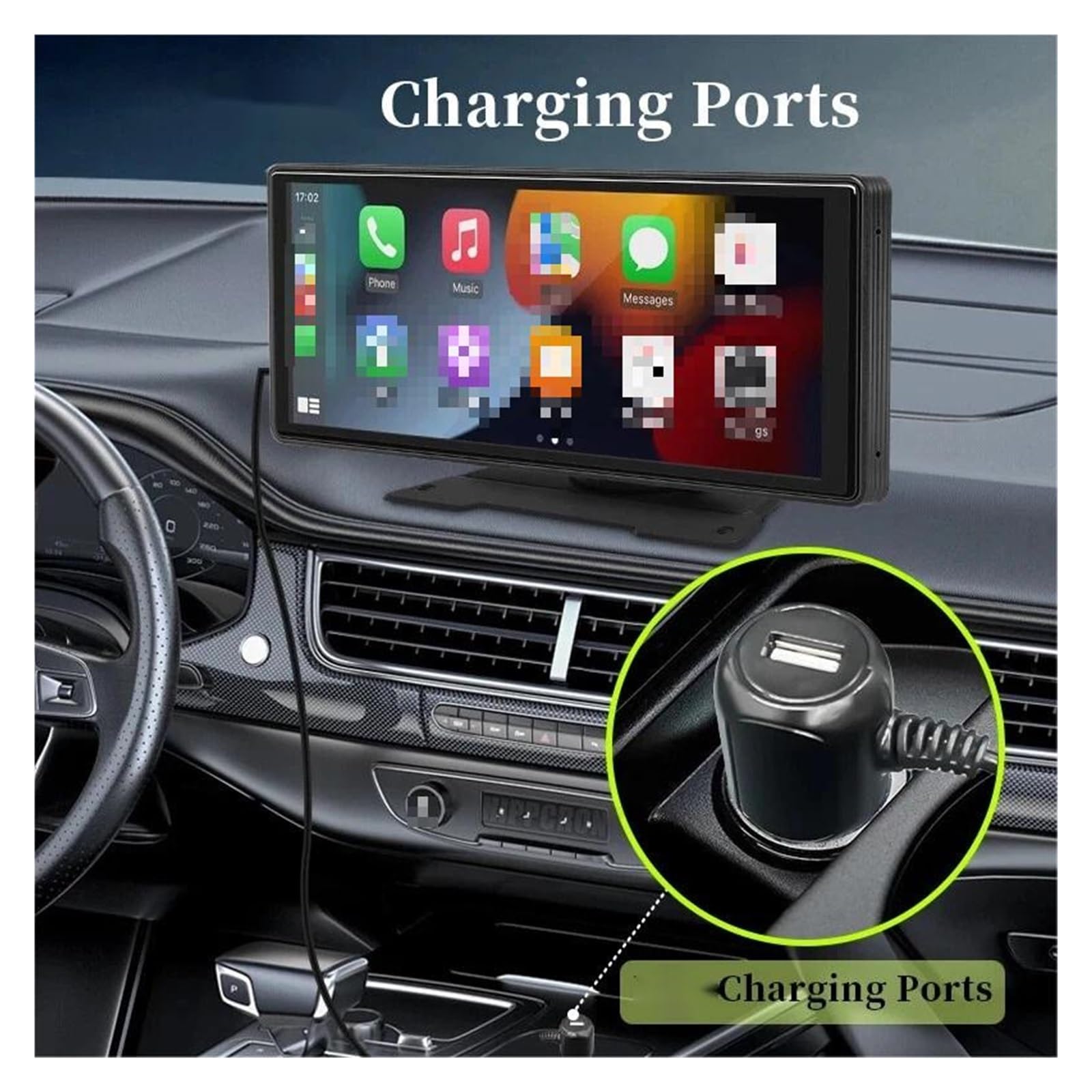 Amazon.co.jp: 車のGPSナビゲーションシステム 10.26インチ CarPlay