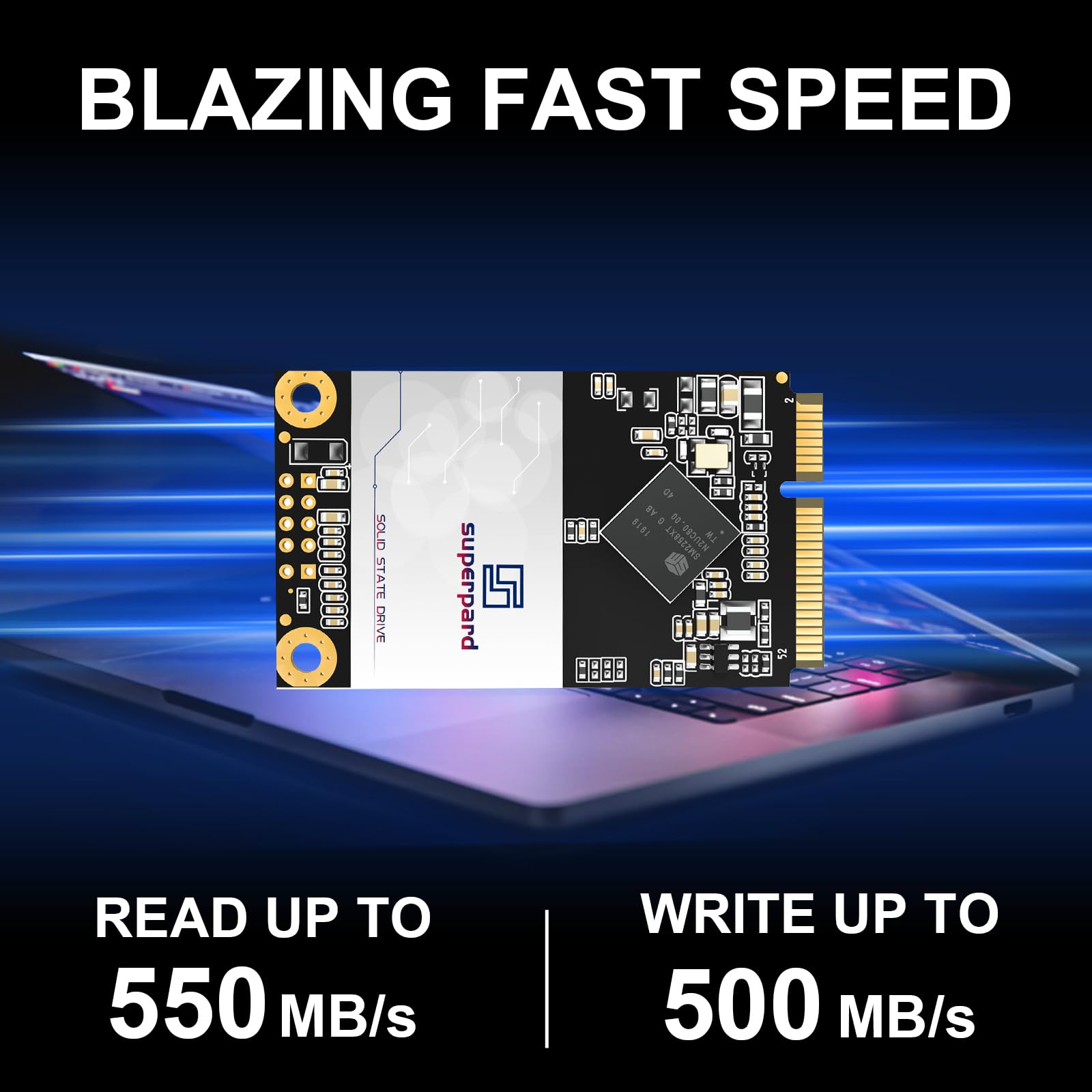 SSD 1TB mSATA per vecchie laptop e PC industriali - Dettaglio
