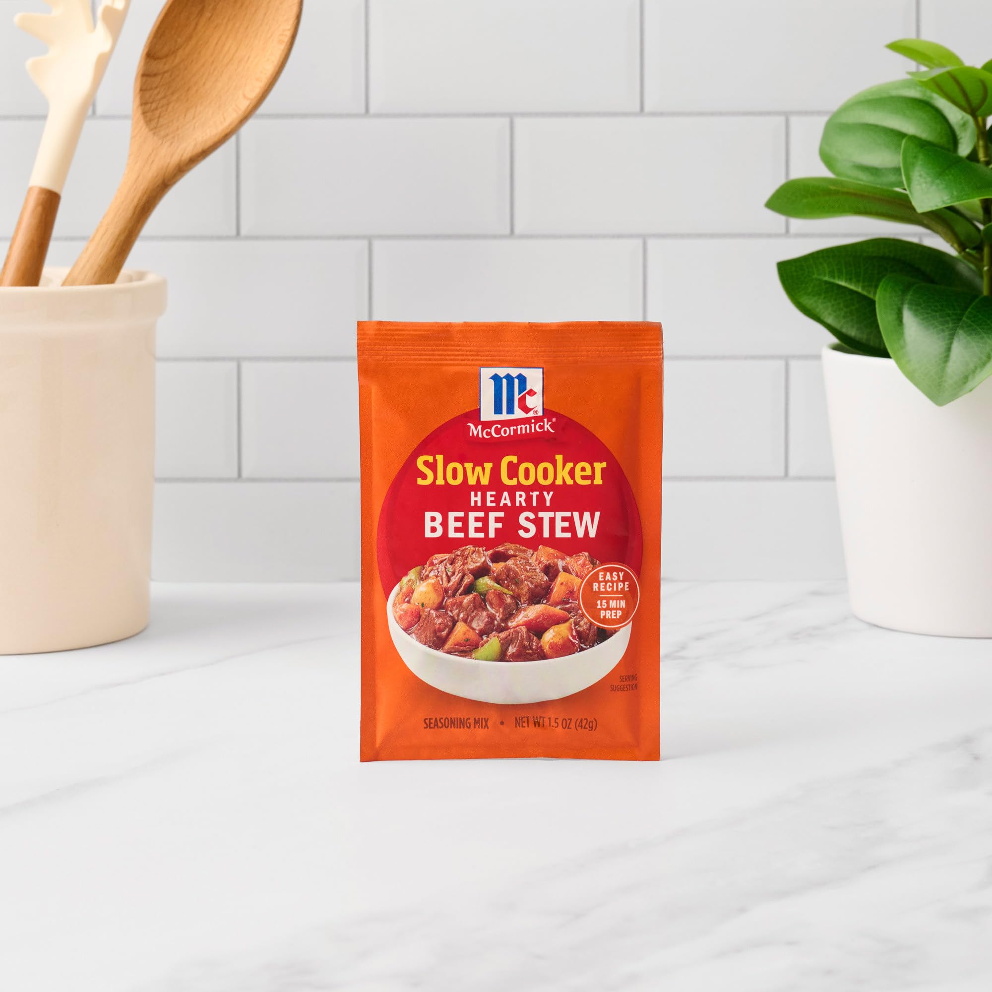 McCormick Slow Cooker Hearty Beef Stew Seasoning Mix 1 5 oz — view 14