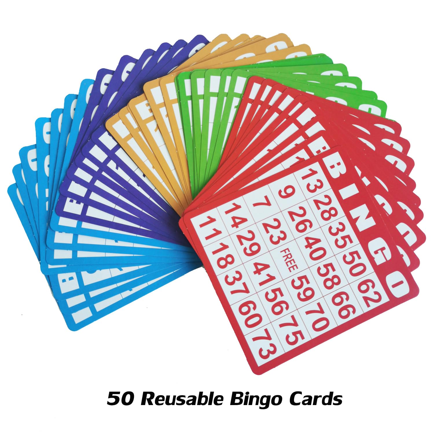 SEETOOOGAMES Deluxe Bingo Game Set - 8 Inch Metal Cage, 50 Paper